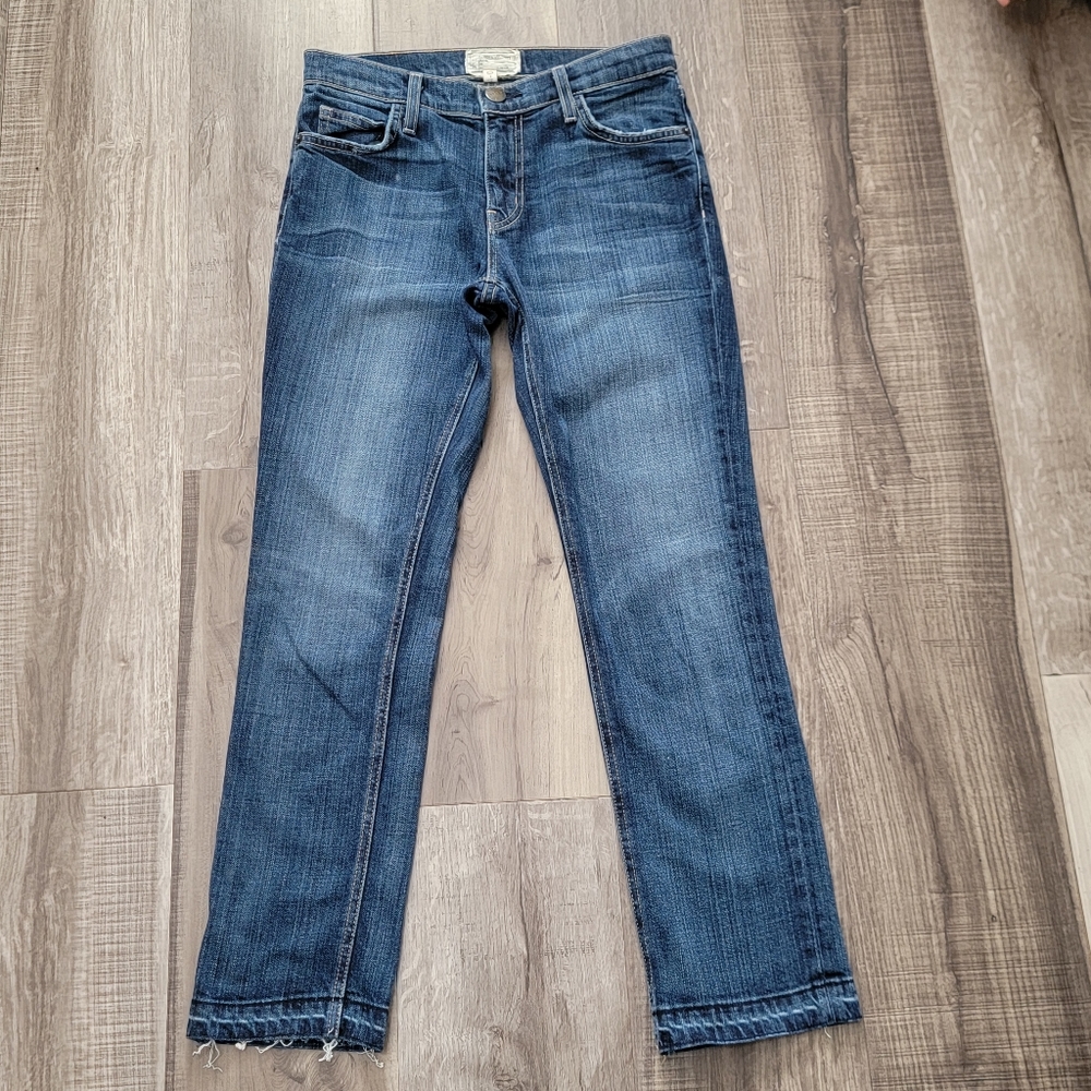 Current Elliott Cropped Straight Court Coupe Droite Jeans - Picture 2 of 14